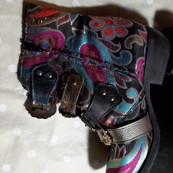 EXCLUSIVE Funky metallic boots Vintage Nego price - Picture 10 of 16